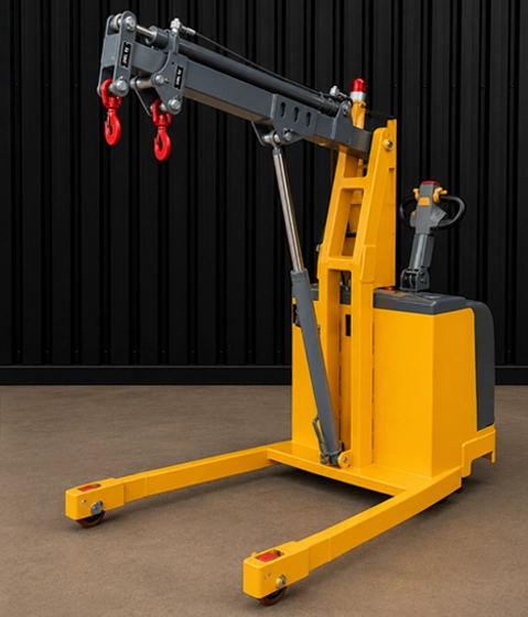 Battery Operated Boom Crane 1000 Kg Front View