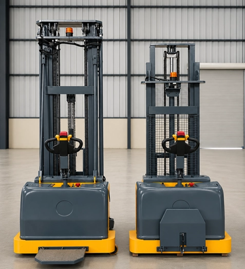 Battery Operated Electric Stacker 2000 Kg rear view