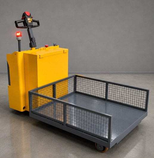 Battery Operated Material Trolly
