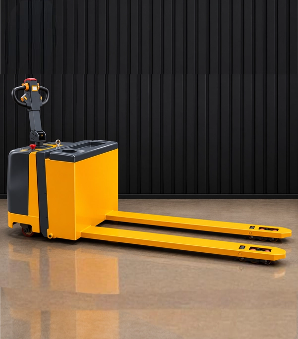 Battery Operated Pallet Truck Side View