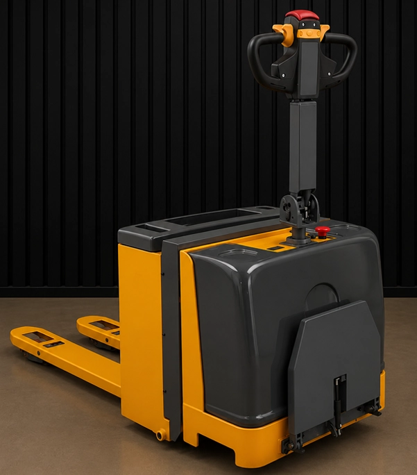 Battery Operated Pallet Truck Side View