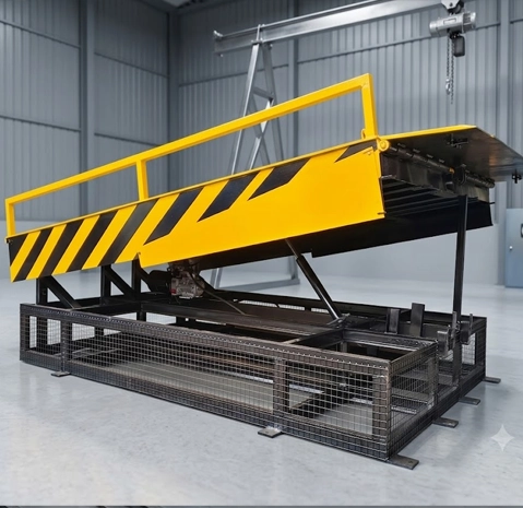 Dock Leveler Side View