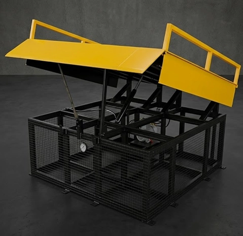 Hydraulic Dock Leveler Side View