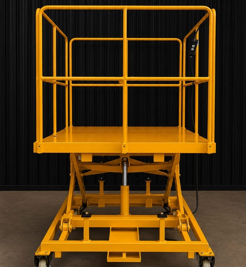 Mobile Scissor Lift 1500 Kg Front View