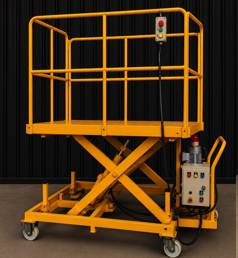 Hydraulic Mobile Scissor Lift 1500 Kg Platform