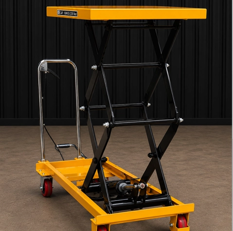 Industrial Mobile Scissor Lift 800 Kg Platform
