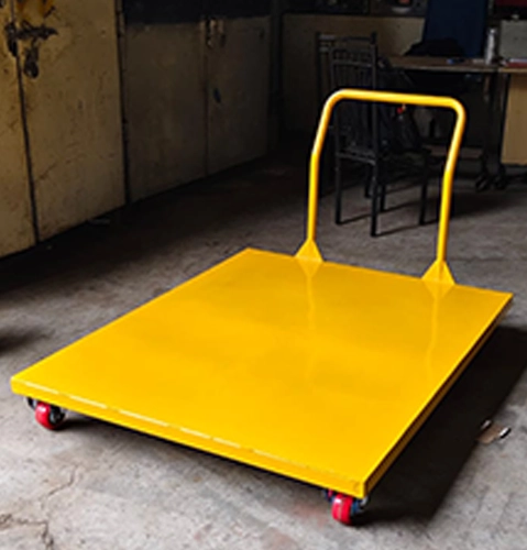 Industrial Platform Trolley 400 Kg Side View