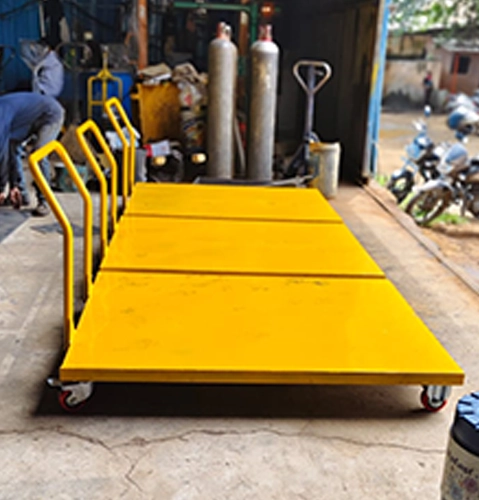 Platform Trolley with Polyurethane Wheels