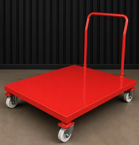 Heavy Duty Platform Trolley Side View