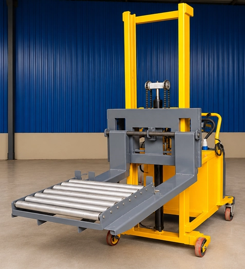 Semi Electric Die Loader Stacker 500 Kg view 3