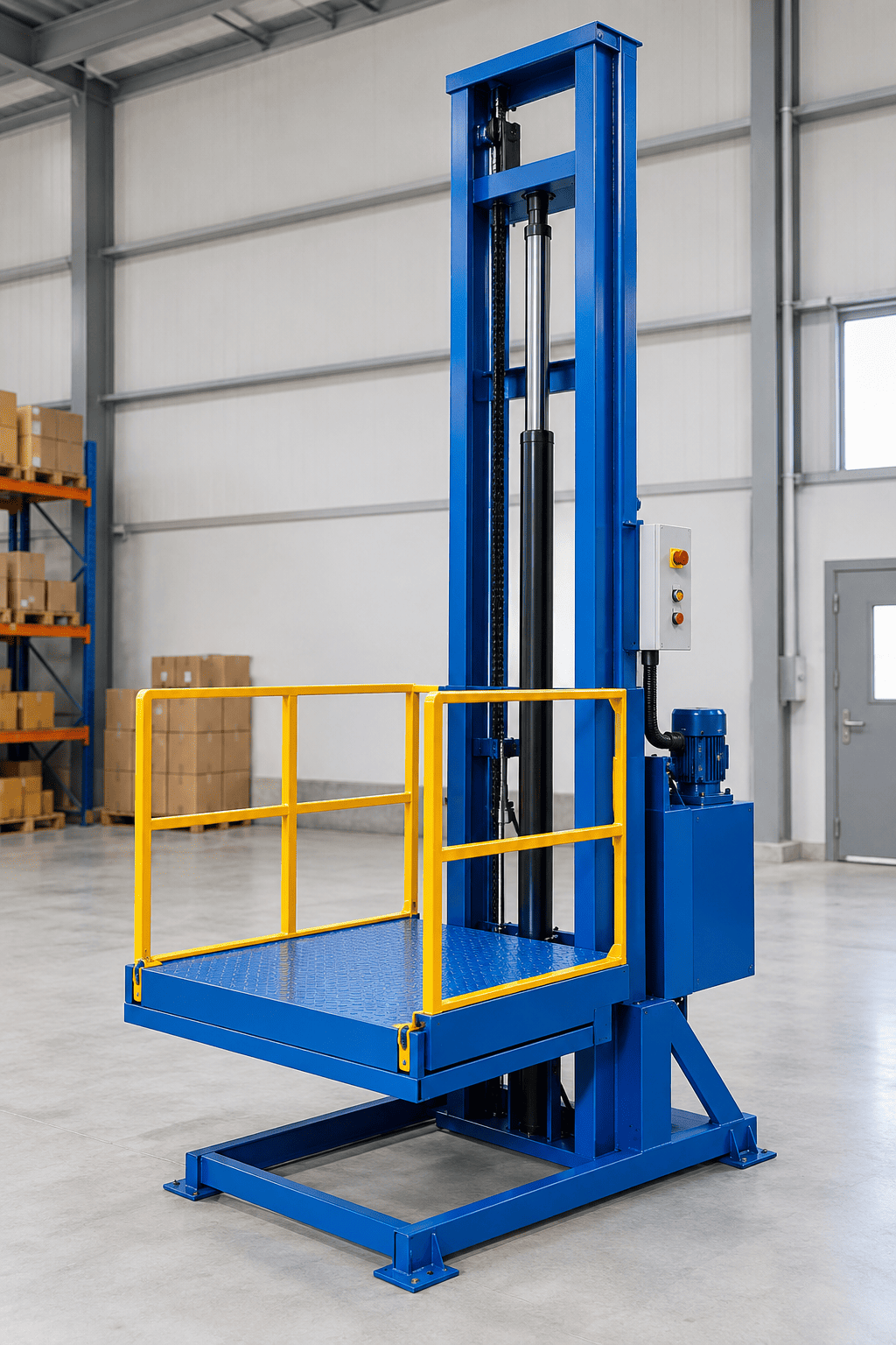 Single Mast Hydraulic Goods Lift